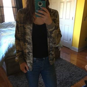 Camo Bomber Jacket